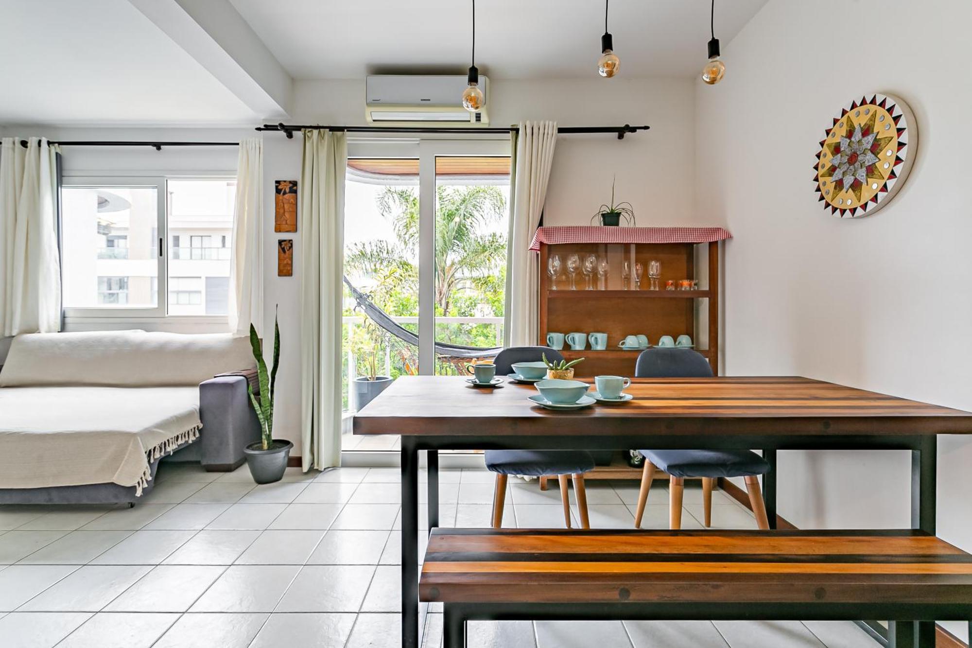 Apartamento Top No Novo Campeche, Completo, Luminoso, A 50 M Da Praia Florianópolis Eksteriør bilde